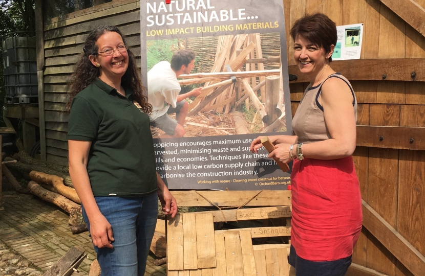 Jo Churchill MP visits Orchard Barn