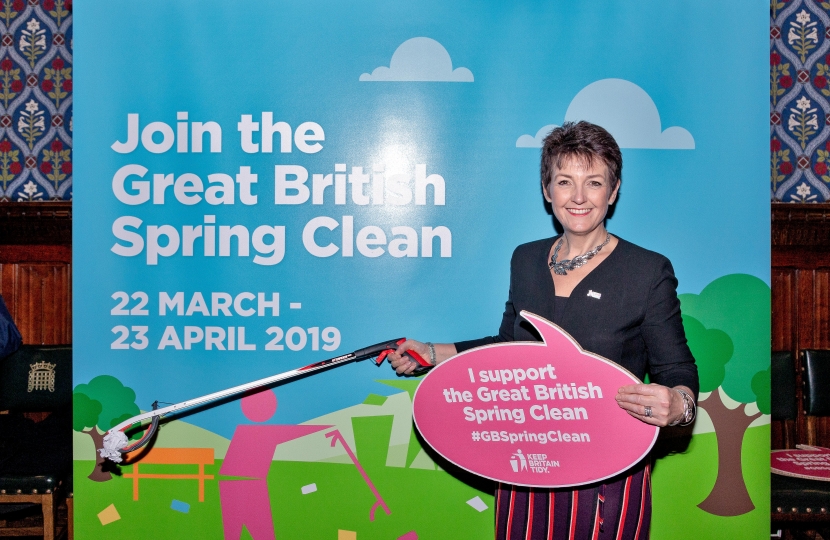 Jo Churchill MP supports Great British Spring Clean 2019