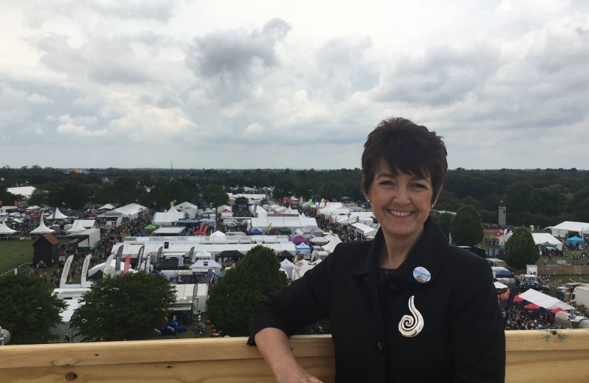 Jo Churchill MP Suffolk Show 2019 