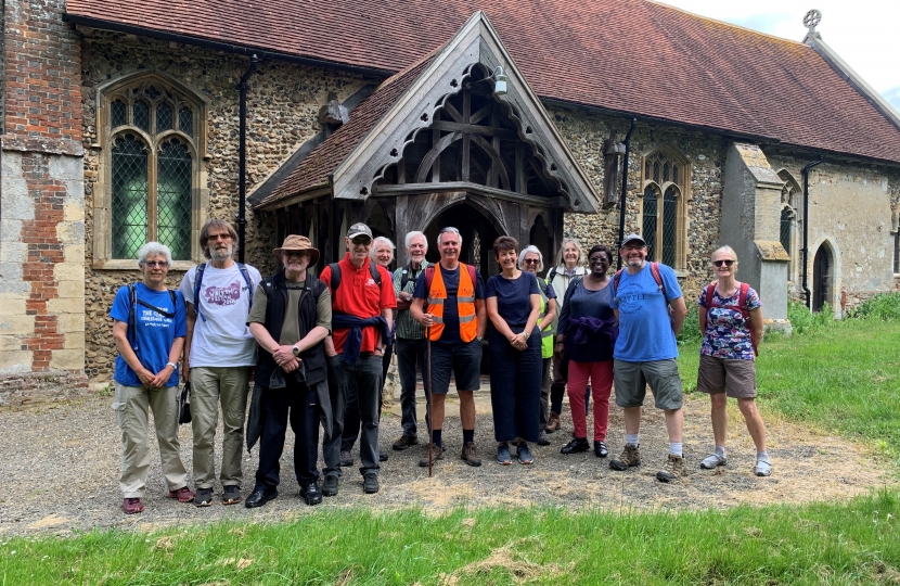 Jo Churchill MP Suffolk Walking Festival 2019