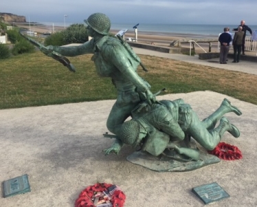 Normandy statue