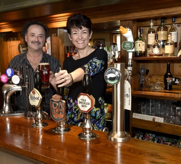 Jo in the Dog and Partridge Pub, Bury St Edmunds