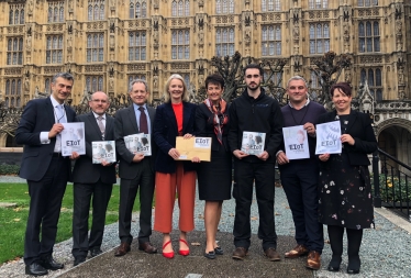 Jo Churchill MP with West Suffolk College delegation