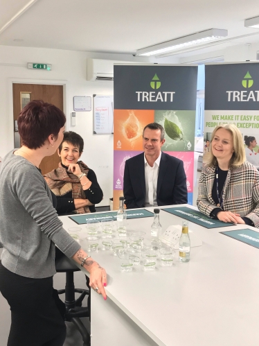 Jo Churchill MP visits Treatt