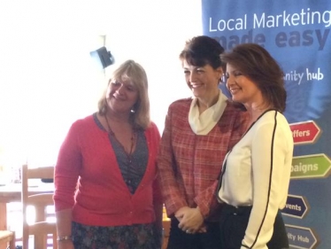 Jo Churchill with Miriam & Michele of Bestof BSE