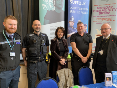 Police at Jobs Fair